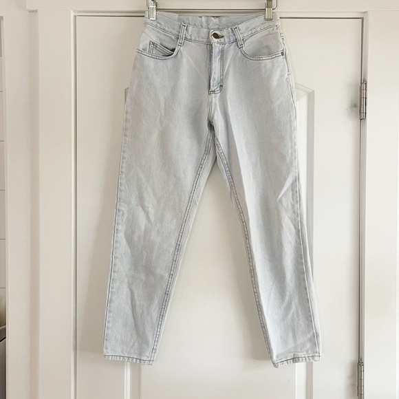 Vintage Lee Light Wash High Rise Jeans - 9 Petite - Picture 1 of 6